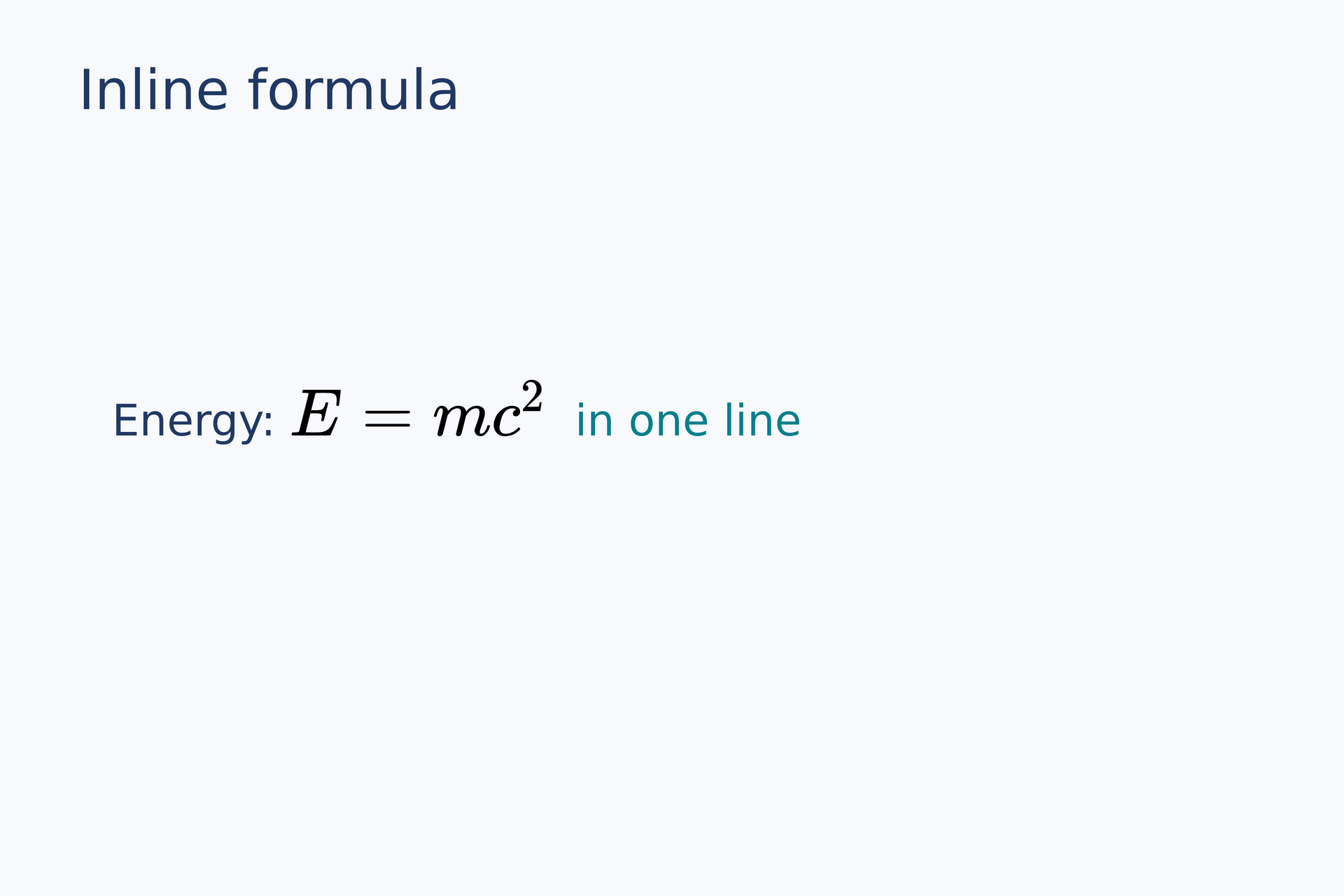 Inline formula